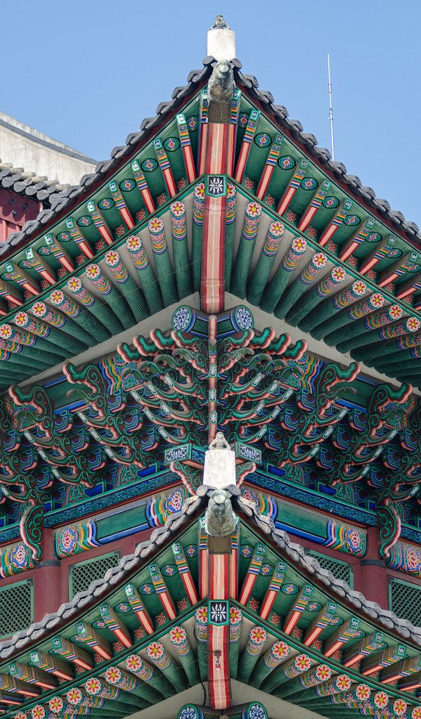 Wide stone courtyard at a traditional Korean palace